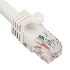 Front. Sanoxy - SANOXY Cables and Adapters; 25ft Cat6a 600 MHz UTP Snagless Ethernet Network Patch Cable, White - White.