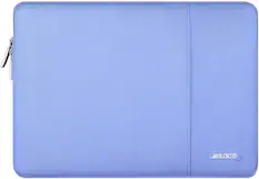 Front. mosiso - Laptop Case 13-13.3 inch Laptop Sleeve Fit with MacBook Air/Pro 13/Pro 14 HP Dell ASUS Lenovo Sleeve Bag with Pocket - Slate Blue.