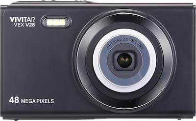 Vivitar 6x Zoom Camera Black VEXV28-BLK-T57-4 - Best Buy Vivitar 6x Zoom Camera Black VEXV28-BLK-T57-4 - Best Buy