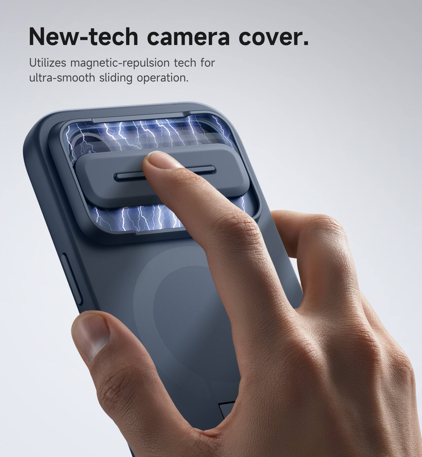 SURITCH Bumper Case for iPhone Air with Camera Slide Cover, Compatible ...