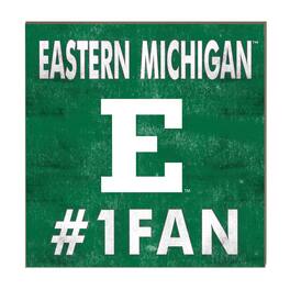 Jardine - Eastern Michigan Eagles 10" x 10" #1 Fan Plaque - Green