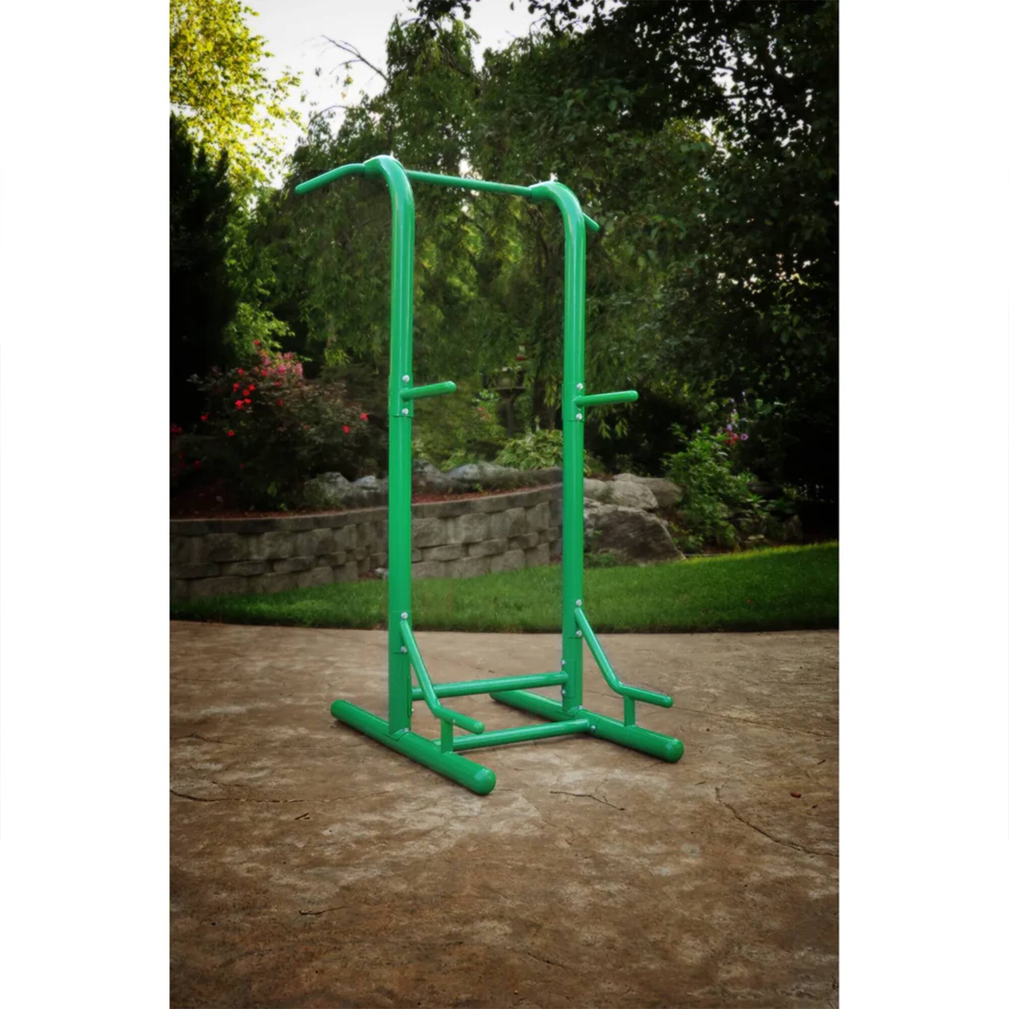Alt View 7. Stamina Products - Stamina Products Outdoor Fitness Multi Use Strength Training Power Tower, Green - Green.