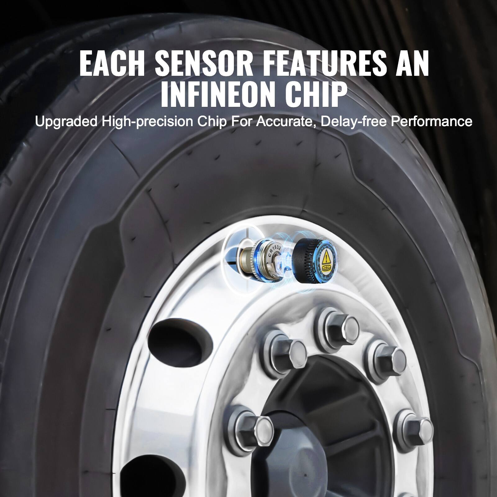 Each sensor features an Infineon chip. Upgraded high-precision chip for accurate, delay-free performance.