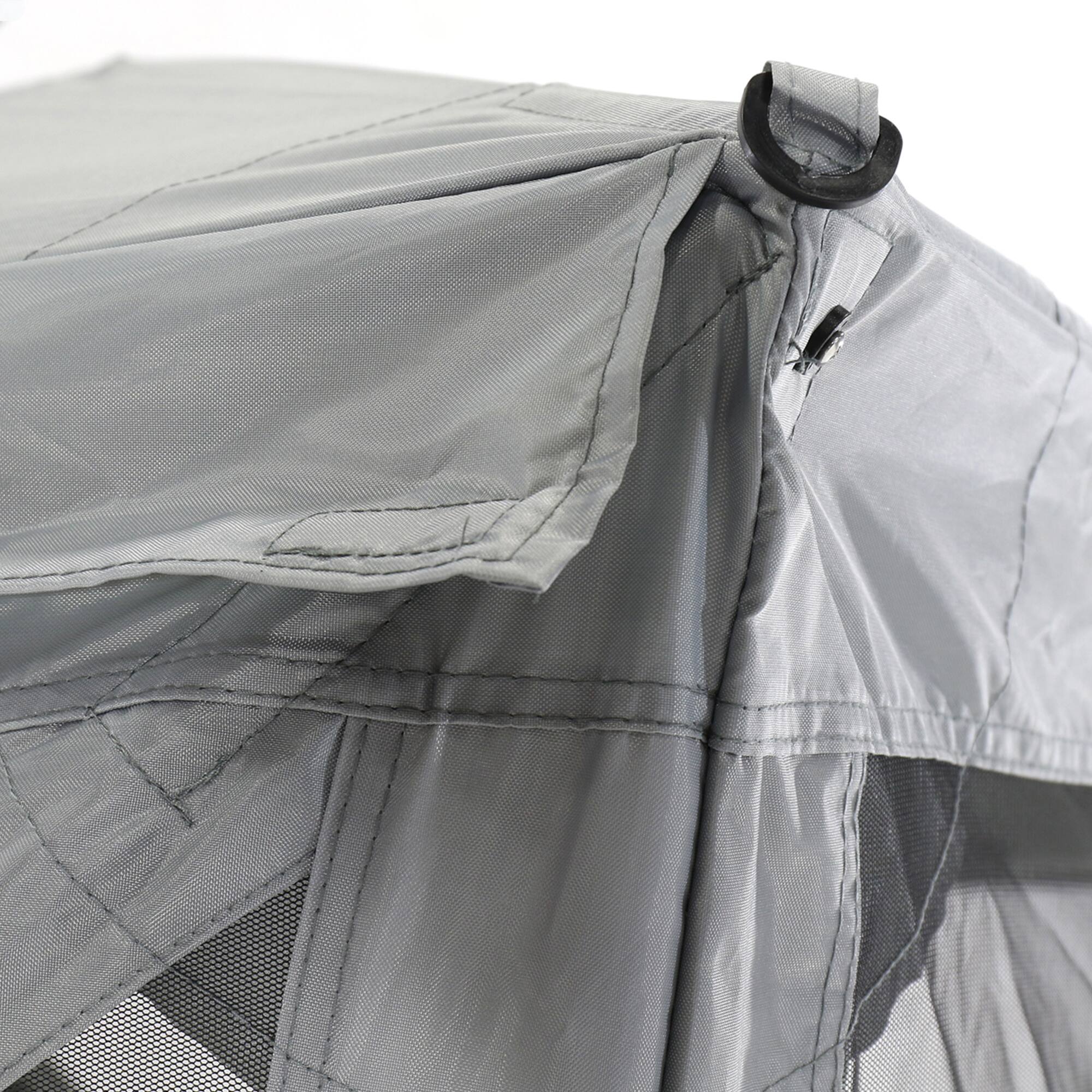 Alt View 7. Clam - CLAM Quick-Set Venture 9 x 9 Ft Portable Outdoor Camping Canopy Shelter, Gray - Gray.