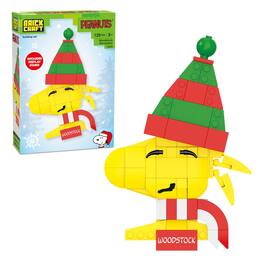 Peanuts Woodstock Christmas 105-Piece Brickcraft Building Set - Yellow