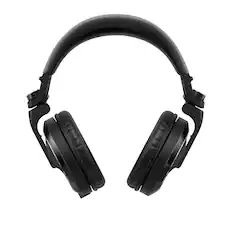 Front. Pioneer DJ - Professional Over-Ear DJ Headphones, Includes Coiled Cable & Straight Cable - Black.