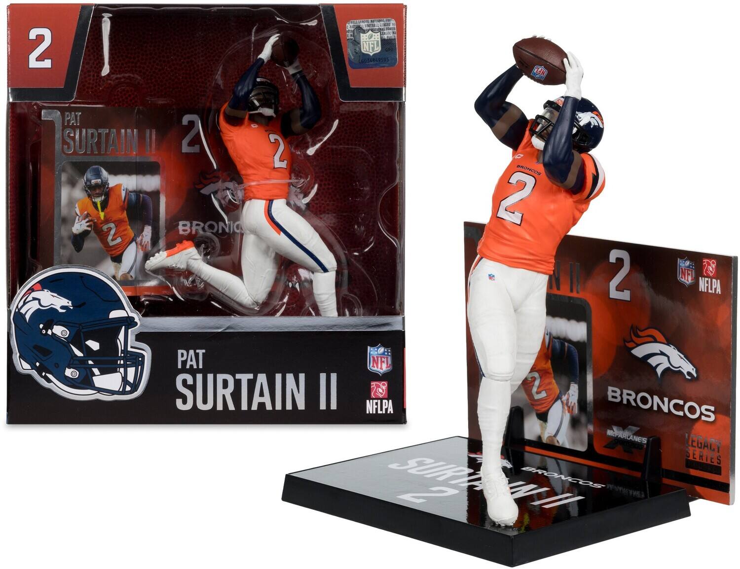 McFarlane SportsPicks - NFL - Patrick Surtain II (Denver Broncos) 7" Posed Figure - COLLECTIBLES