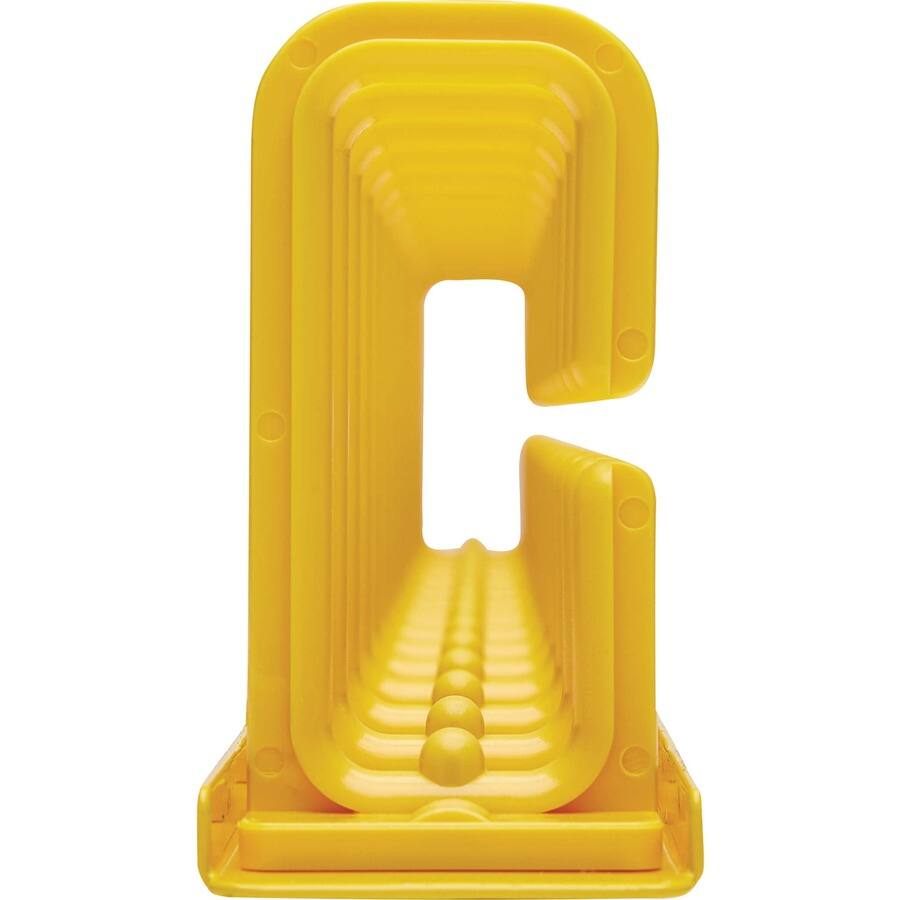 Alt View 7. Tripp Lite - EATON TRIPP LITE SERIES VERTICAL CABLE MANAGER - FLEXIBLE RINGS, YELLOW, 6 FT. ( - Yellow.