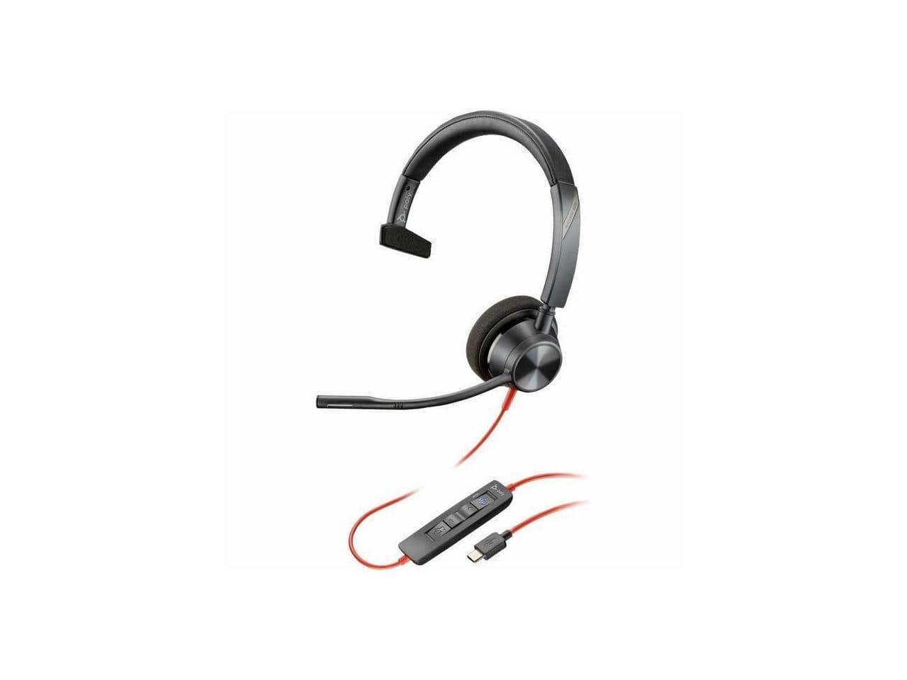 Poly - Blackwire 3310 USB-C Headset - Teams Certified, Mono, 3.5mm, Wired - Black price history on PriceWatchPro