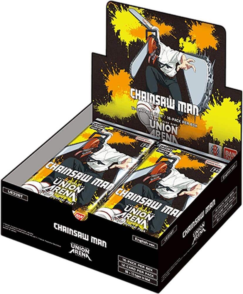 Bandai - Union Arena - Trading Card Game: CHAINSAW MAN - Booster Box (UE22BT) price history on PriceWatchPro