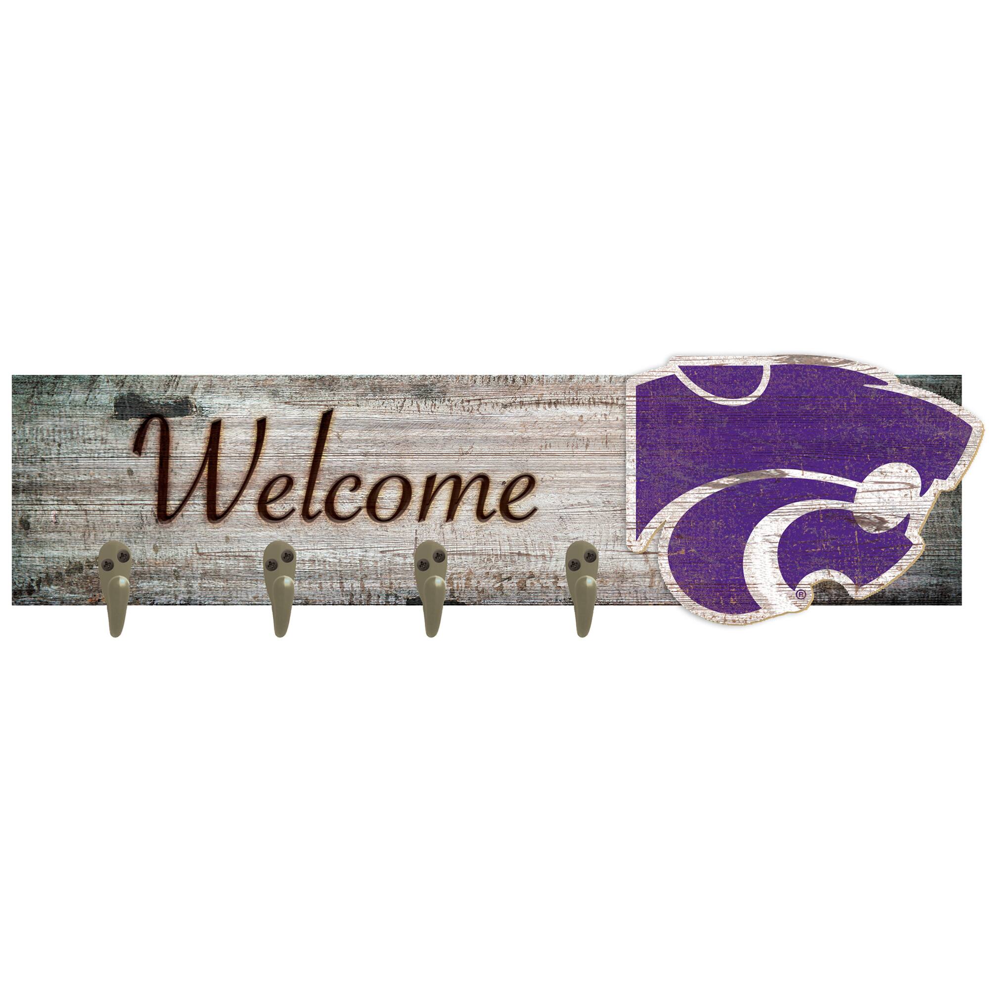Kansas State Wildcats 24" x 6" Mounted Coat Hanger