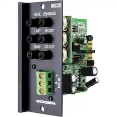 MIC2S
GATE ENHANCE
LIMIT HI-CUT
GAIN LO-CUT
MIC IN
BOGEN
