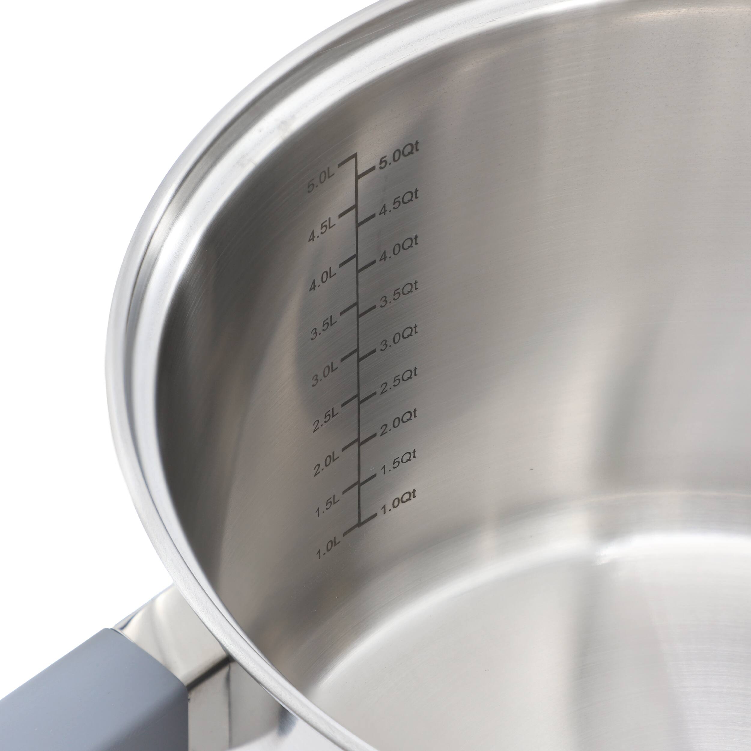 5.0L 4.5L 4.0L 3.5L 3.0L 2.5L 2.0L 1.5L 1.0L  
5.0Qt 4.5Qt 4.0Qt 3.5Qt 3.0Qt 2.5Qt 2.0Qt 1.5Qt 1.0Qt
