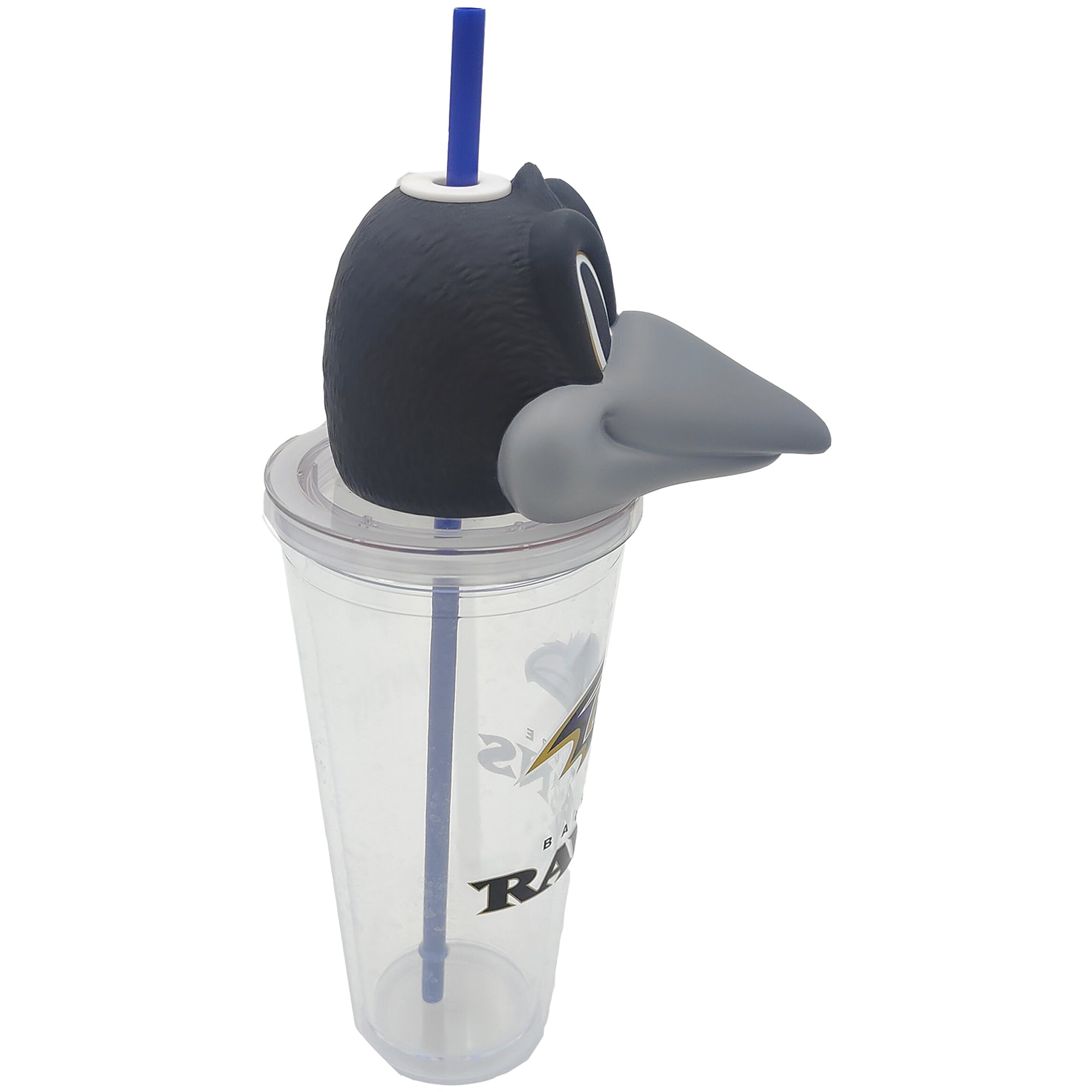 Alt View 2. Pegasus - Baltimore Ravens Mascot Lid 24oz. Sipper Cup - Multicolor.