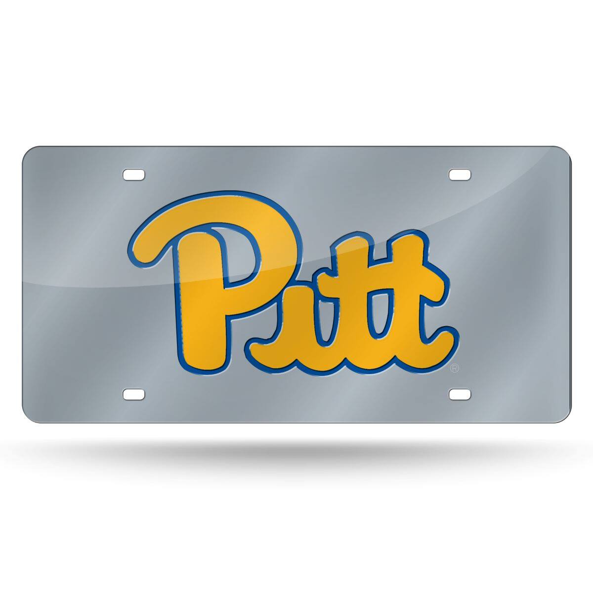 Pittsburgh PITT Panthers Acrylic License Plate Laser Tag