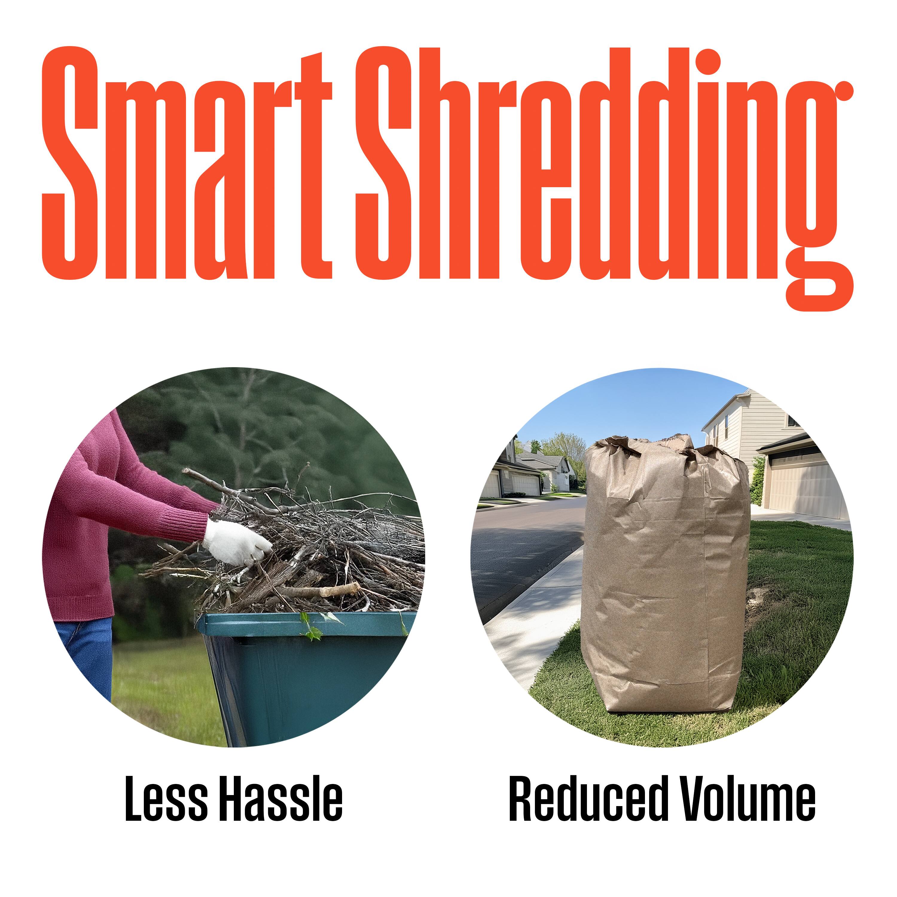 Smart Shredding  
Less Hassle  
Reduced Volume