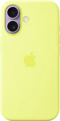 Apple - iPhone 17 Silicone Case with MagSafe - Neon Yellow