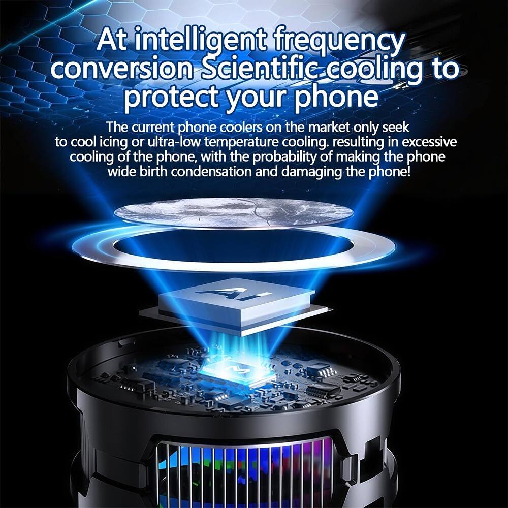 At intelligent frequency conversion Scientific cooling to protect your phone

The current phone coolers on the market only seek to cool icing or ultra-low temperature cooling. resulting in excessive cooling of the phone, with the probability of making the phone wide birth condensation and damaging the phone!