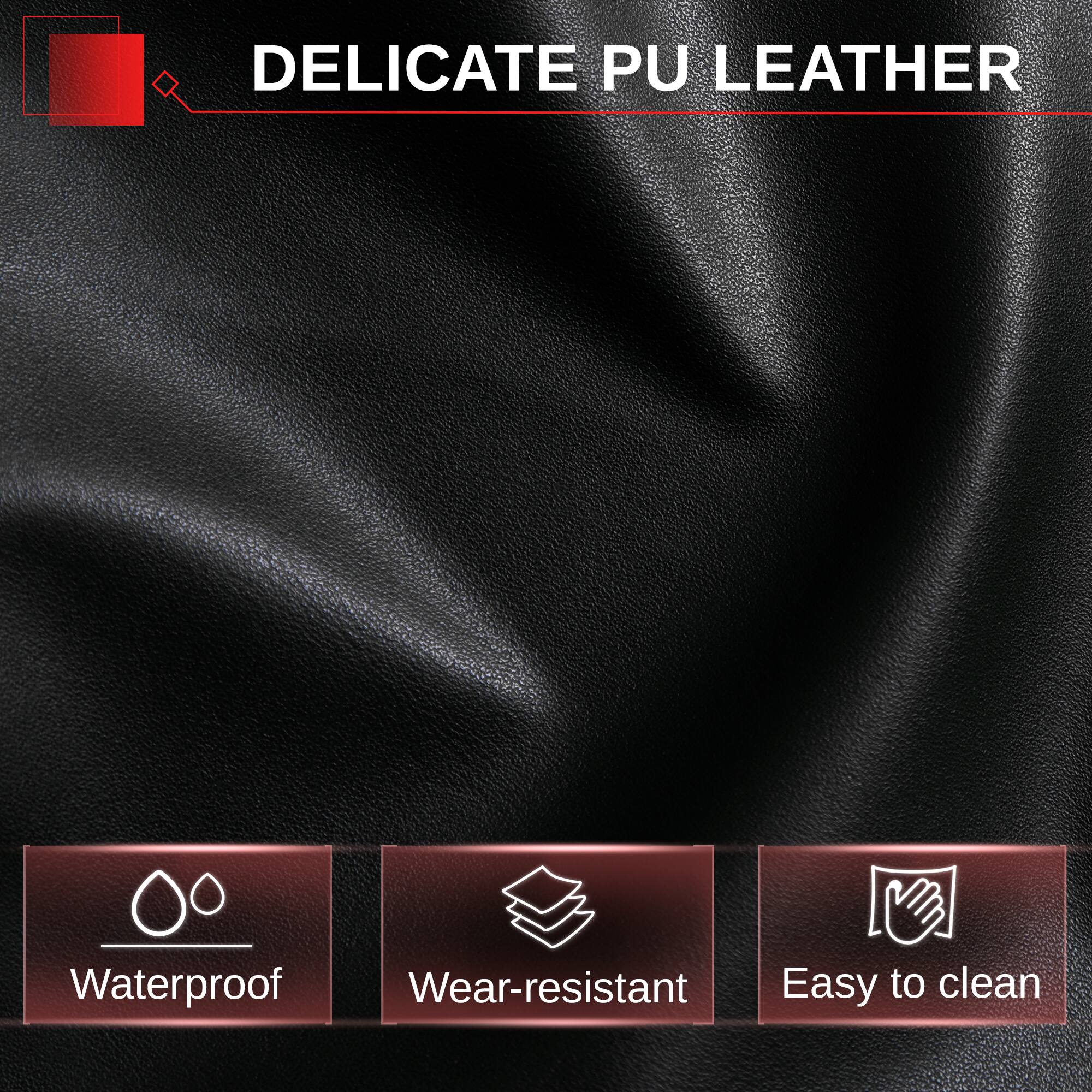 DELICATE PU LEATHER

- Waterproof
- Wear-resistant
- Easy to clean