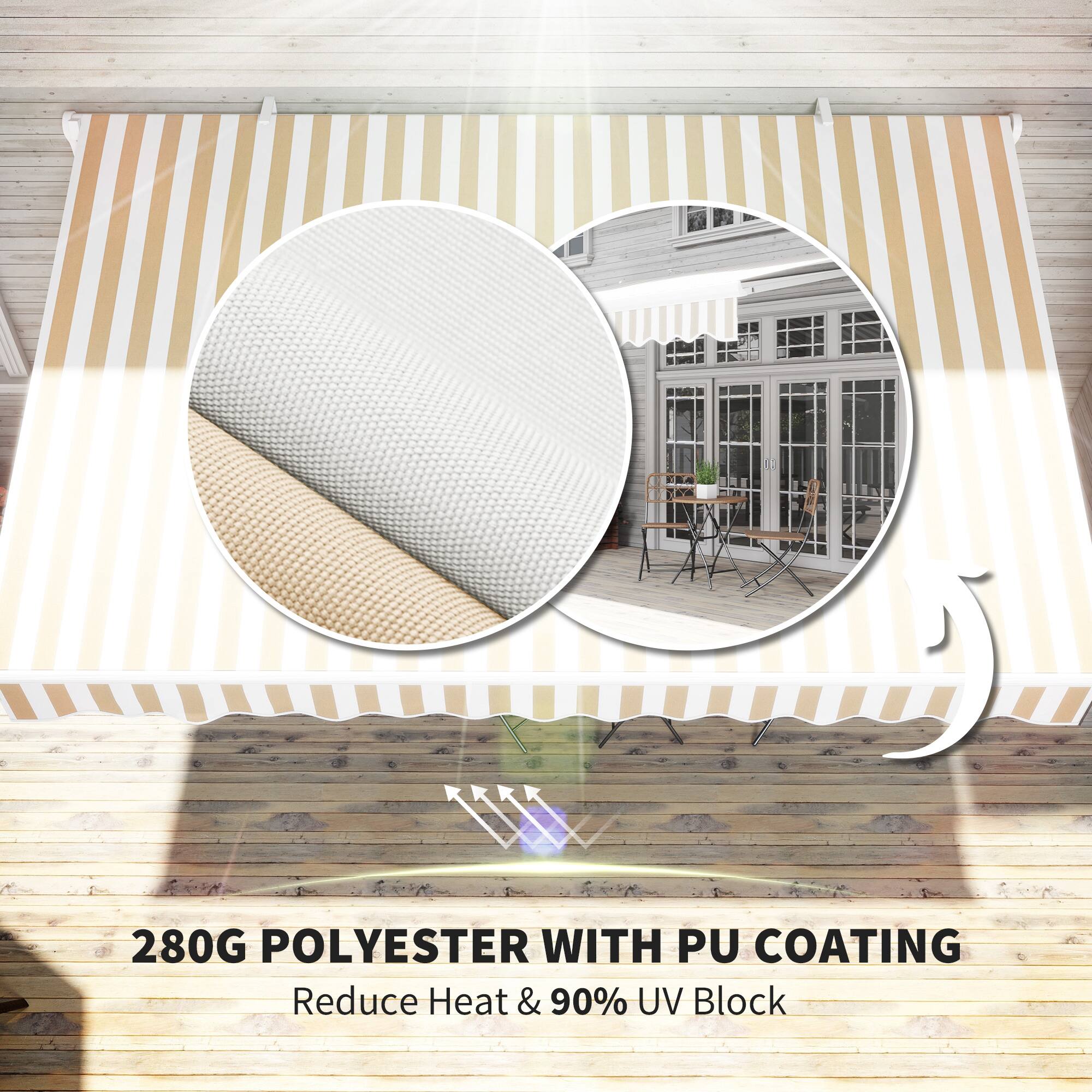 1E 280G POLYESTER WITH PU COATING Reduce Heat & 90% UV Block