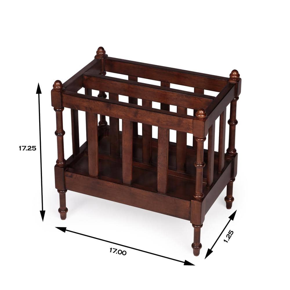 Butler Specialty - Holden Magazine Basket - Medium Brown price history on PriceWatchPro