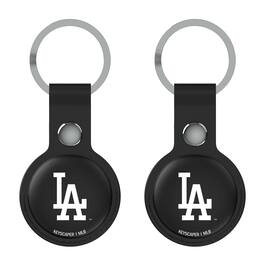 Keyscaper - Los Angeles Dodgers Two-Pack AirTag Holders - No Size - Black