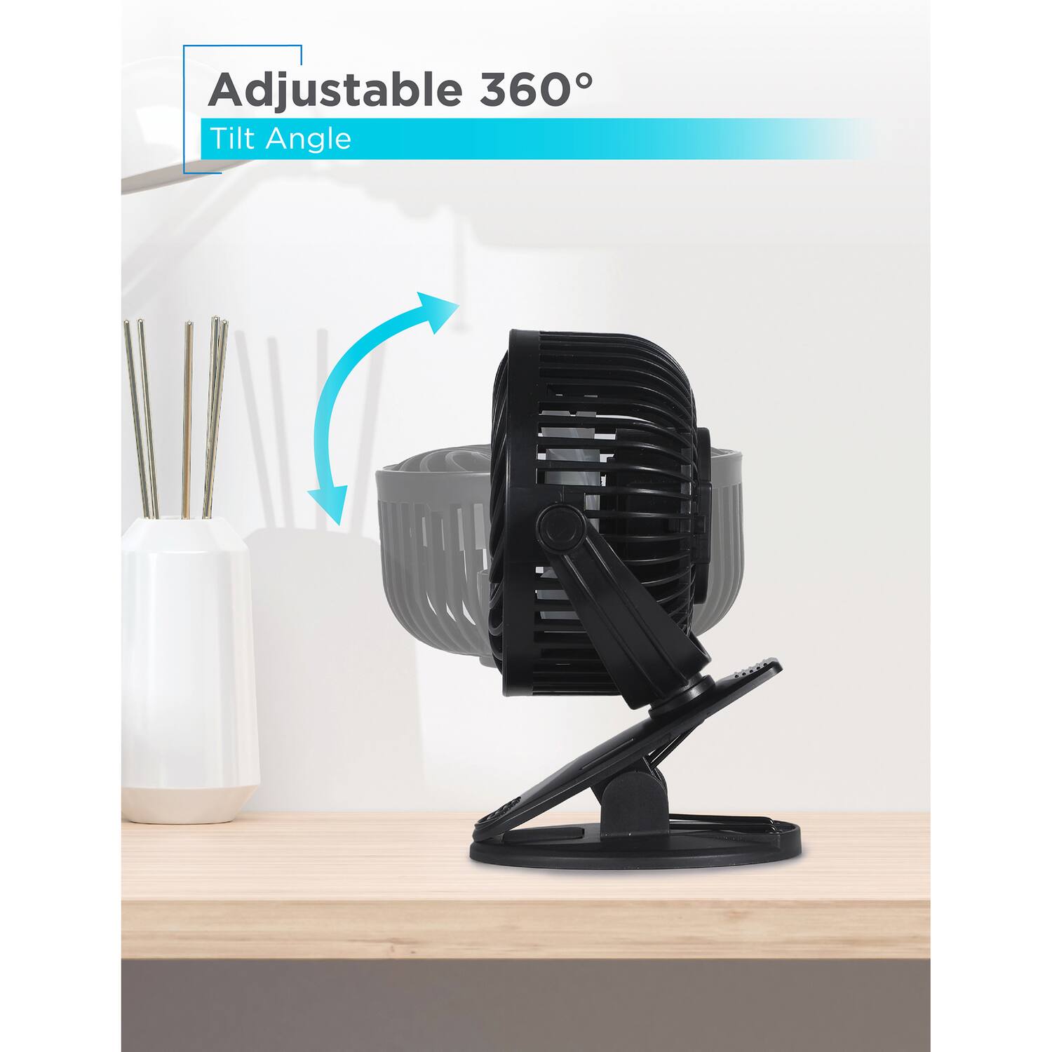 Adjustable 360° Tilt Angle