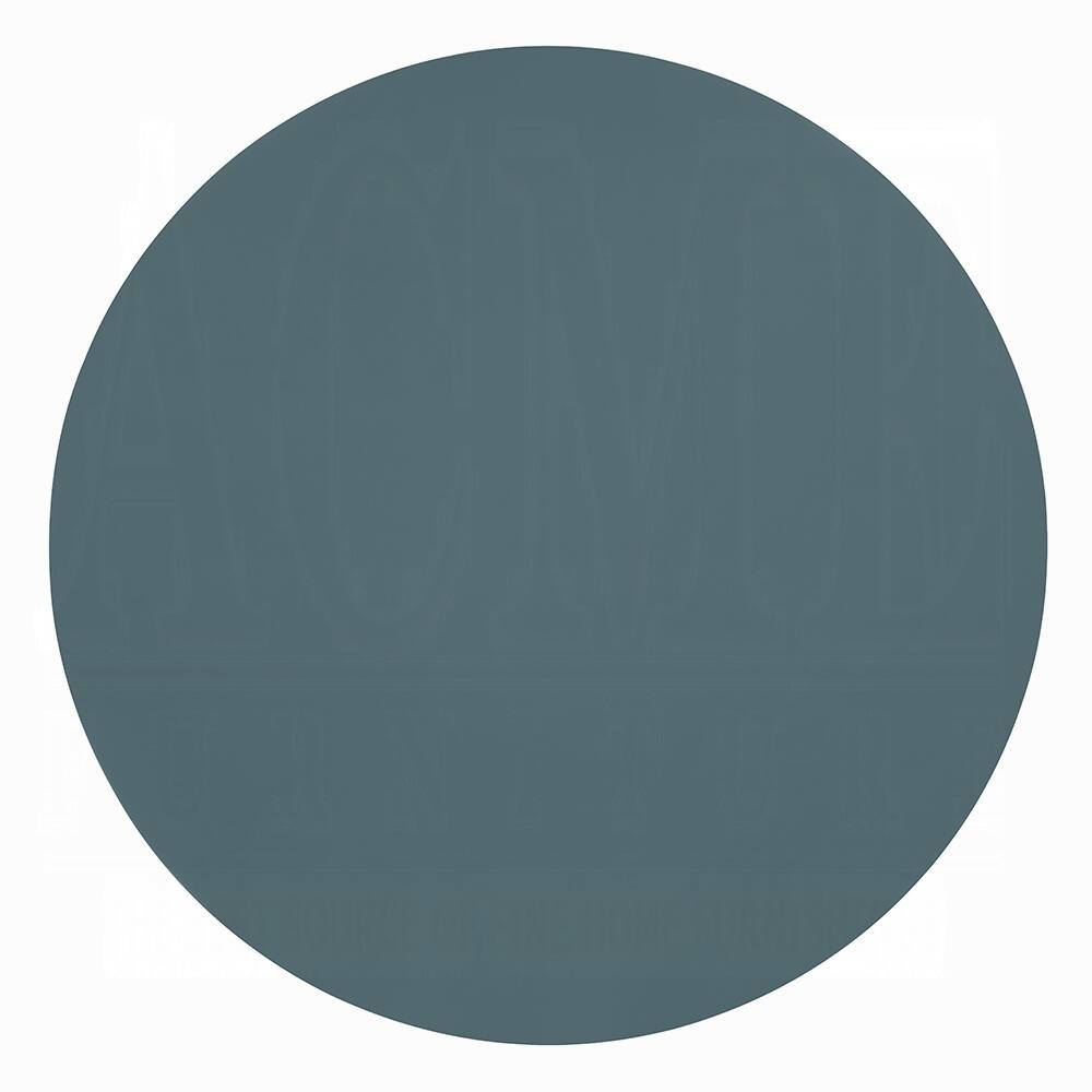 Alt View 3. Manhattan Lane - Lemy Coffee Table. 39 Inch Round Top with Pedestal Base, Teal Blue Wood - Teal Blue.