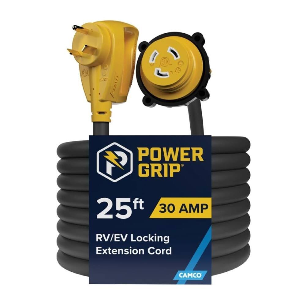 POWER GRIP  
25 ft  
30 AMP  
RV/EV Locking Extension Cord  
CAMCO