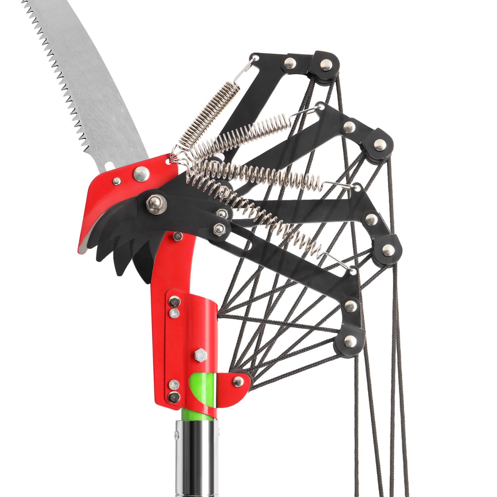 Left. Winado - 26 FT Tree Pole Pruner Manual Branches Trimmer Tree Branch Garden Tools Loppers Hand Pole Saws Extendable Height.