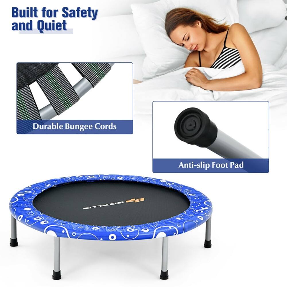 Built for Safety and Quiet  
Durable Bungee Cords  
Anti-slip Foot Pad