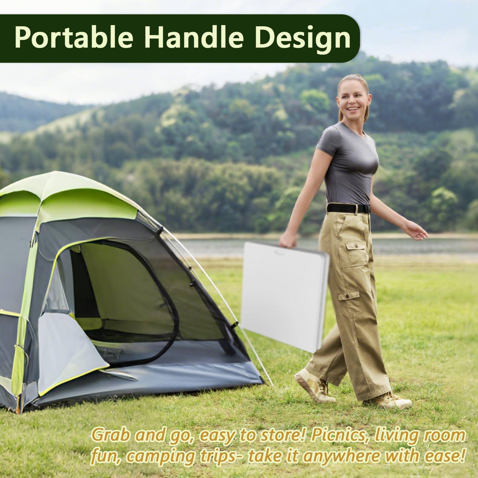 Portable Handle Design

Grab and go, easy to store! Picnics, living room fun, camping trips - take it anywhere with ease!