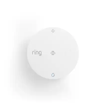 Front. Ring - Flood & Freeze Sensor (Newest Model) – Catch leaks and freezing temps, On Amazon Sidewalk, no hub needed - White.