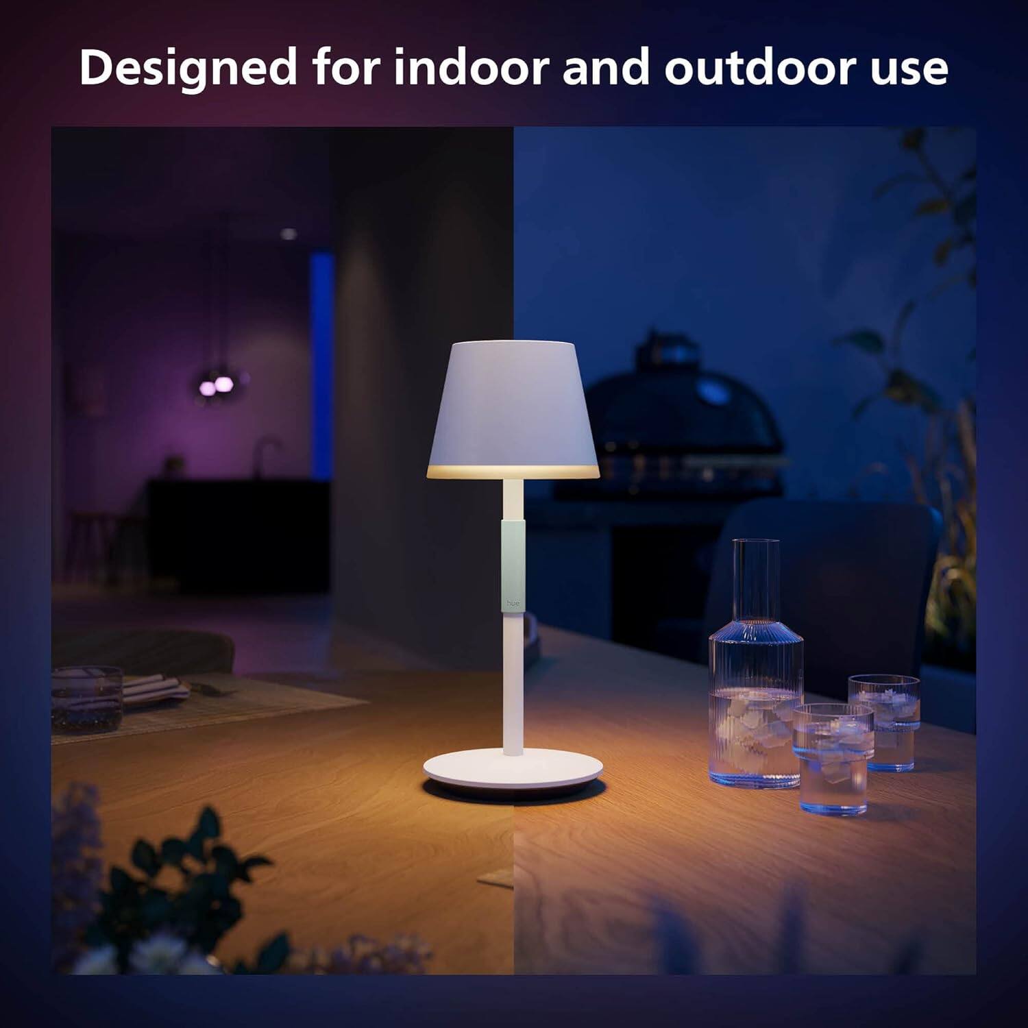 Designed for indoor and outdoor use