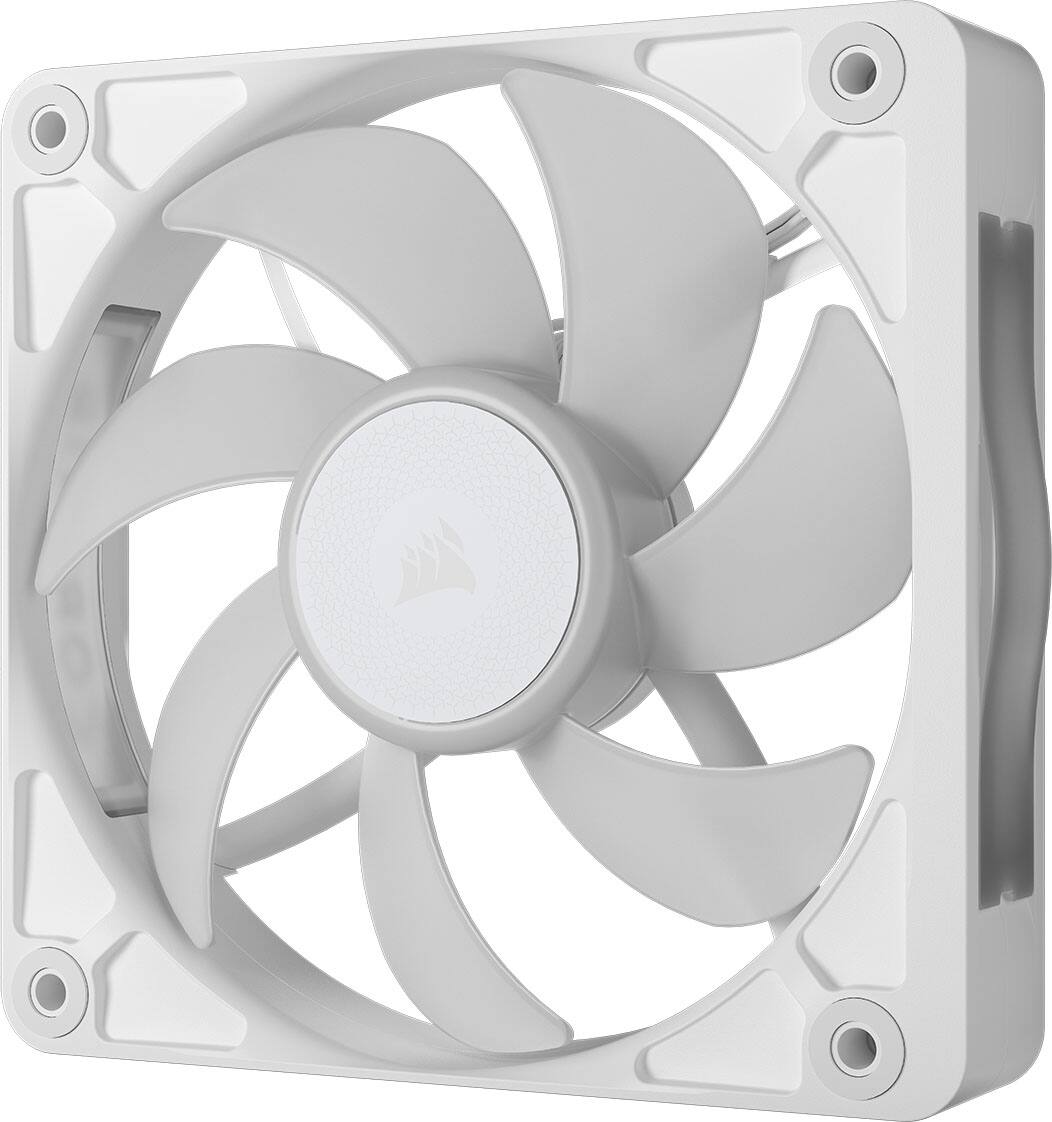 Alt View 10. CORSAIR - iCUE LINK RX120 II RGB 120mm PWM Fan - White.