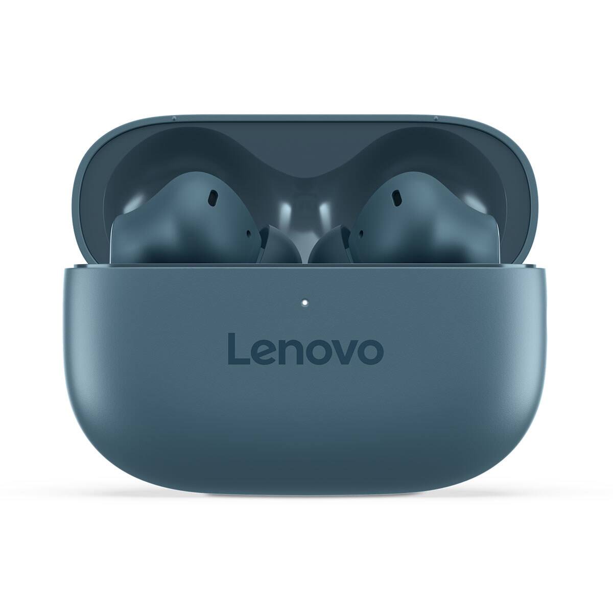Alt View 4. Lenovo - Lenovo YOGA PC Edition True Wireless Active Noise Canceling Earbuds, Tidal Teal - Blue.