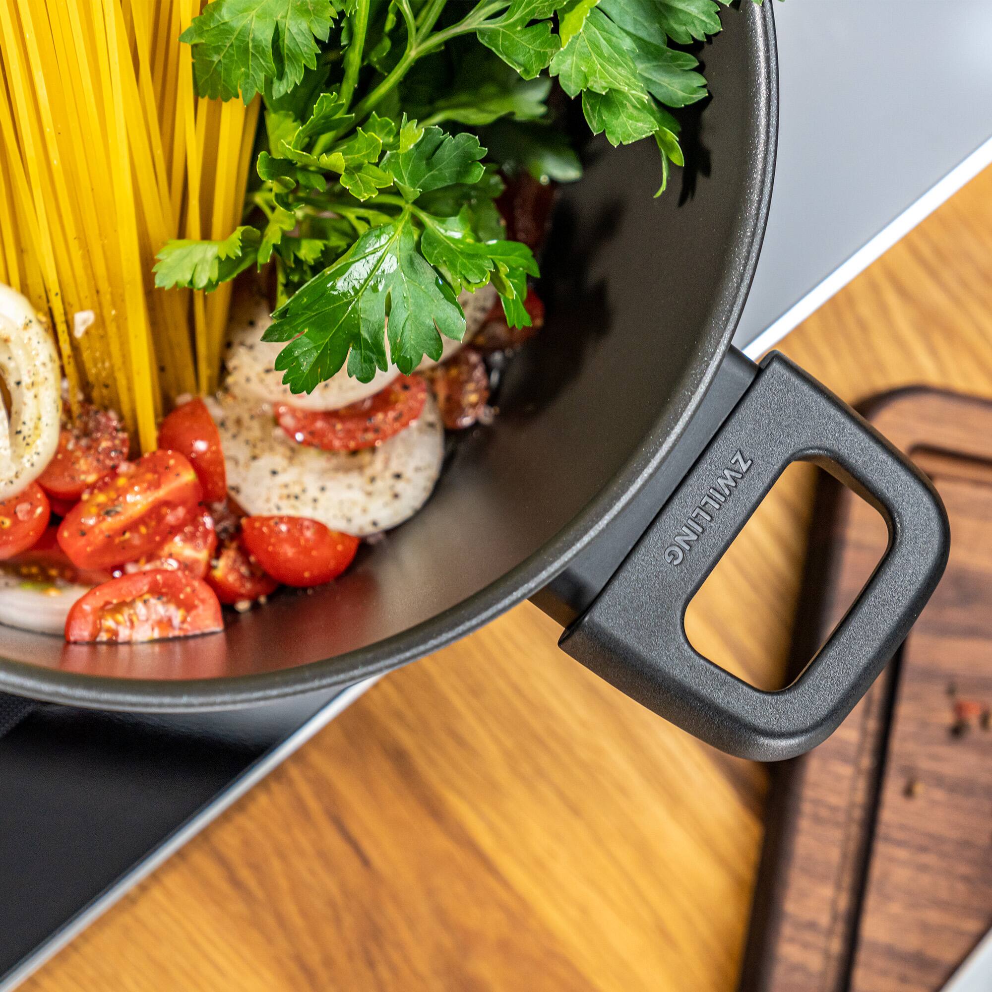 Alt View 3. ZWILLING - ZWILLING Madura Plus Forged 5-qt Aluminum Nonstick Dutch Oven with Lid - Black.