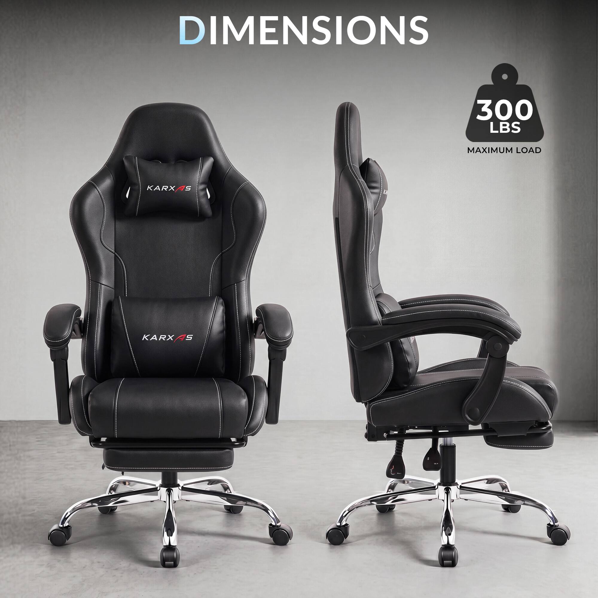 DIMENSIONS  
300 LBS  
MAXIMUM LOAD  
KARXAS