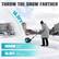 THROW THE SNOW FARTHER
16.5FT
1000W Brushless Motor
16.5FT Throw Distance Max