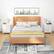 Alt View 5. Costway - Costway Nightstand with 3 Drawer for Bedroom Compact Storage Chest Modern Sofa Side - White.