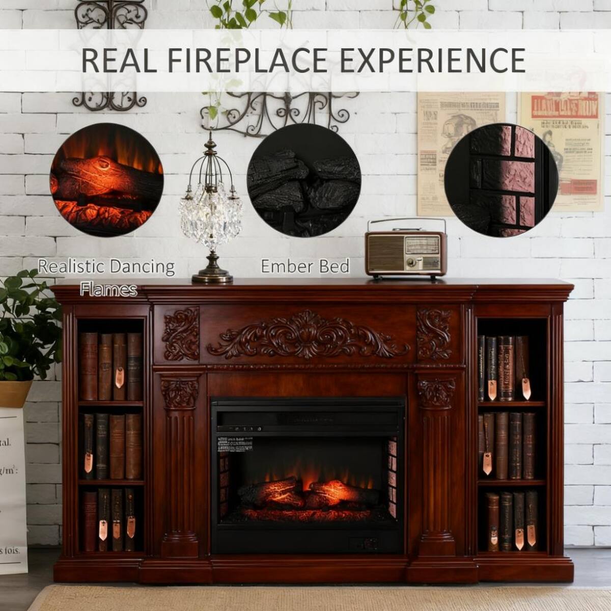 REAL FIREPLACE EXPERIENCE

Realistic Dancing Flames
Ember Bed