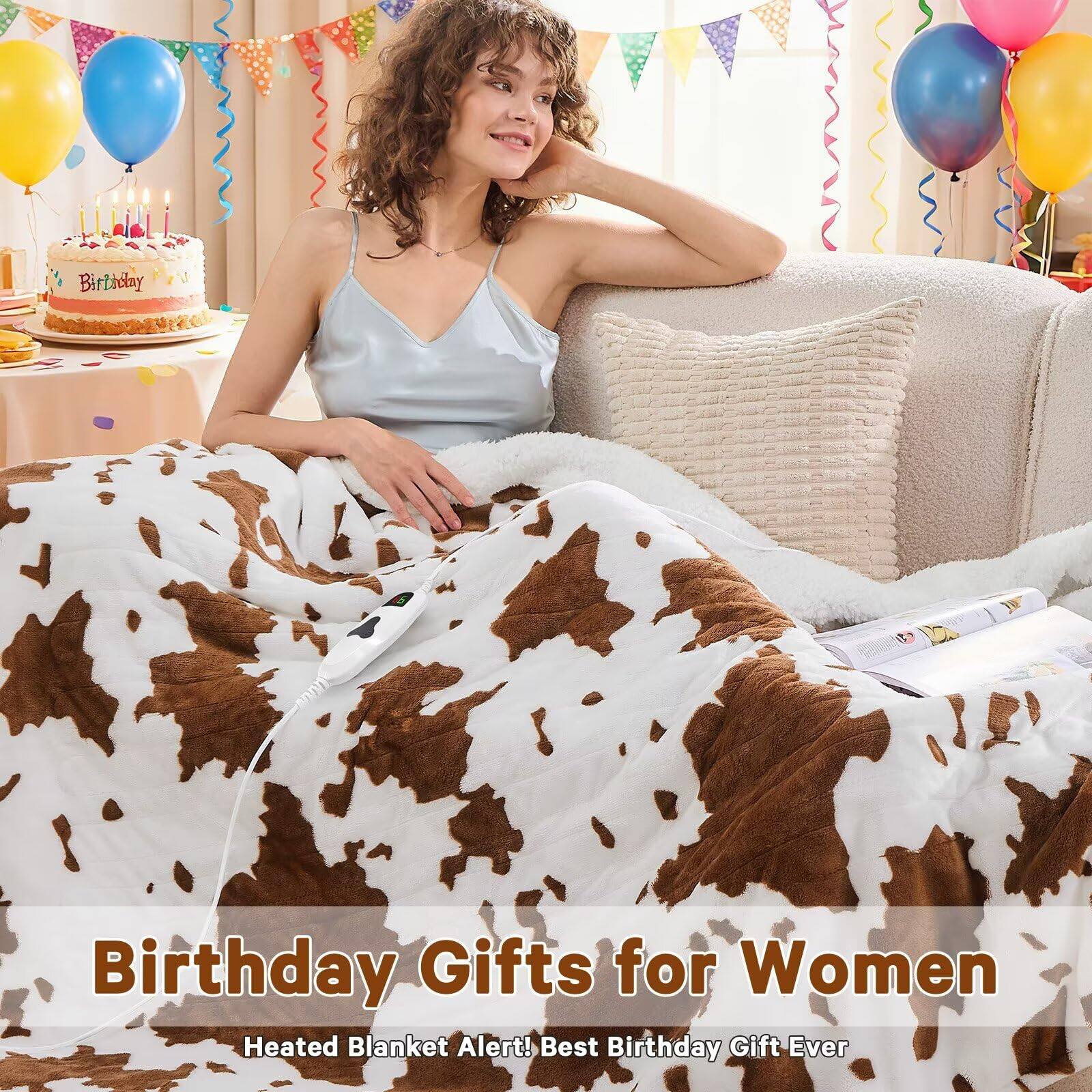 Birthday Gifts for Women  
Heated Blanket Alert! Best Birthday Gift Ever