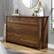 Angle. Sauder - River Ranch 6 Drawer Dresser - Brown.