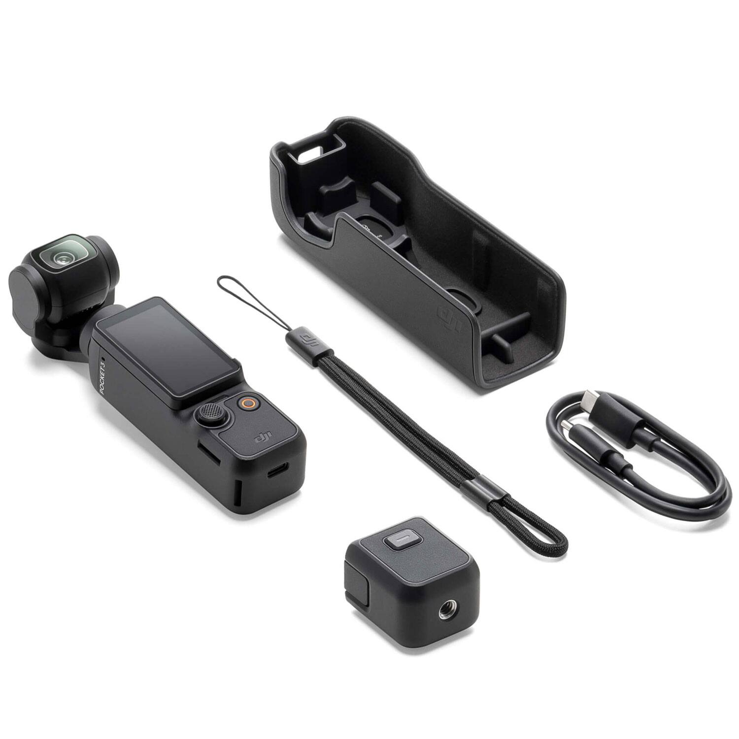 Alt View 8. DJI - Osmo Pocket 3 4K 120fps Handheld 3-Axis Gimbal Stabilizer + DJI Mic Mini.