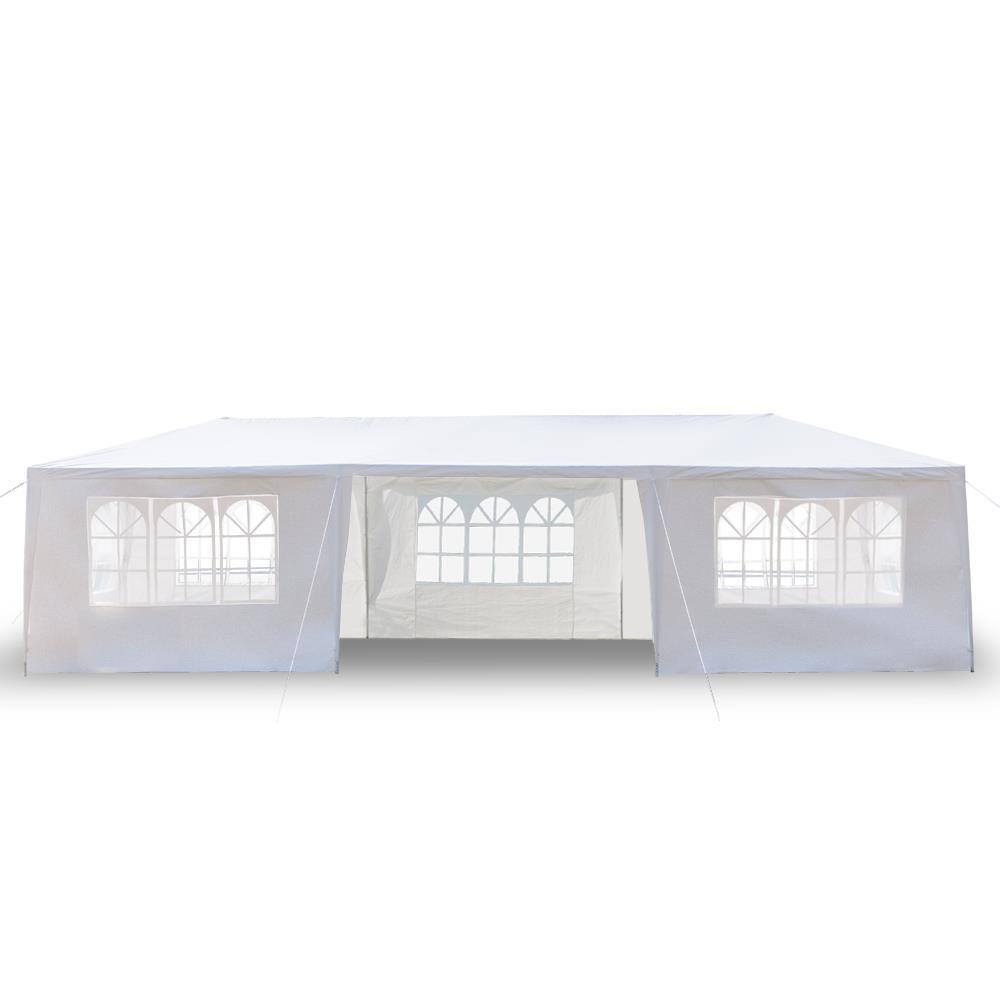 Angle. Winado - 10'X30' Canopy Wedding Party Tent Gazebo Pavilion With White 7 Walls  for Parties, Weddings, BBQ, Baby Shower.