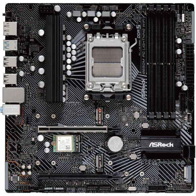 ASRock B650M BLAZING M.2  
DDR5 LIGHTNING WIFI  
FC CE UK RoHS