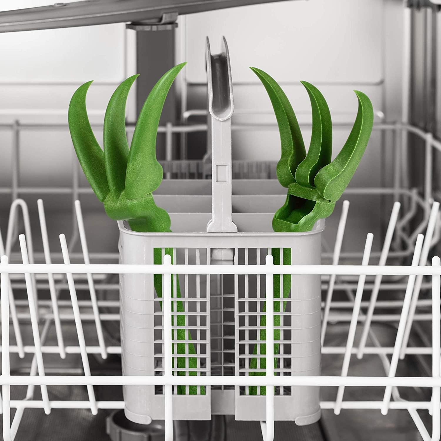 Alt View 2. UT Brands - Raptor Rippers Dinosaur Meat Claws BBQ & Kitchen Tool | Set of 2 - Green.