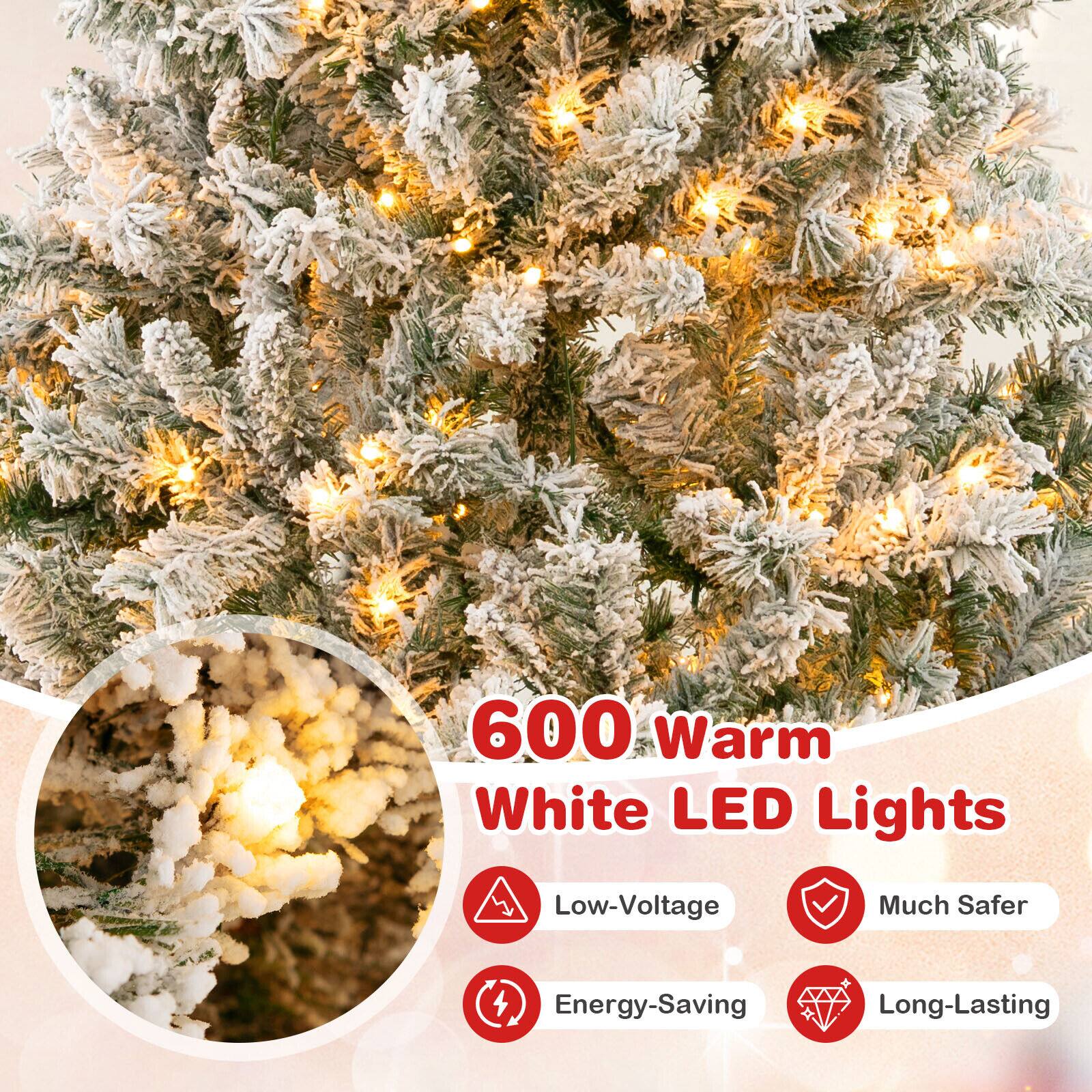 600 Warm White LED Lights  
Low-Voltage  
Much Safer  
Energy-Saving  
Long-Lasting