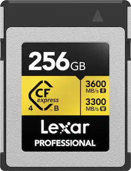 Lexar - Professional GOLD CFexpress 4.0 Type B 256 GB