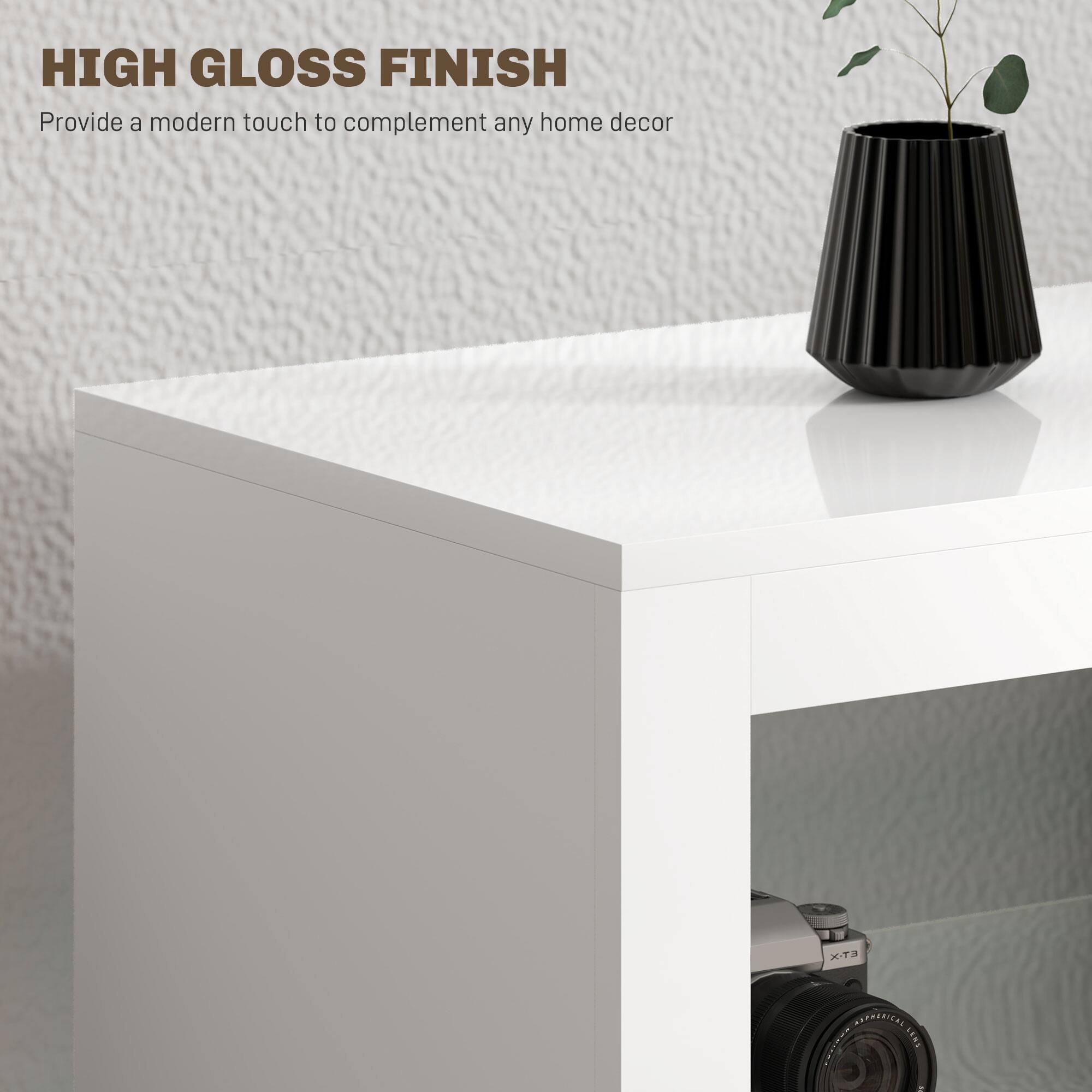 HIGH GLOSS FINISH  
Provide a modern touch to complement any home decor